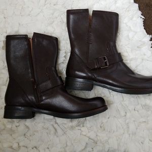 Bussola Dark Brown Leather Boots